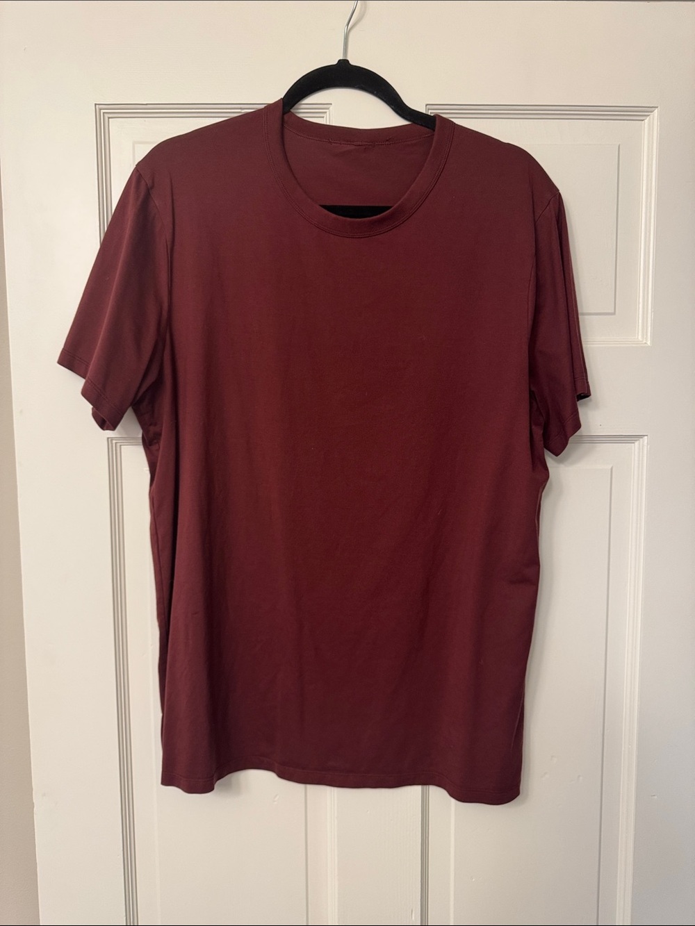 lululemon athletica Men's Crew Tee - Burgundy Red